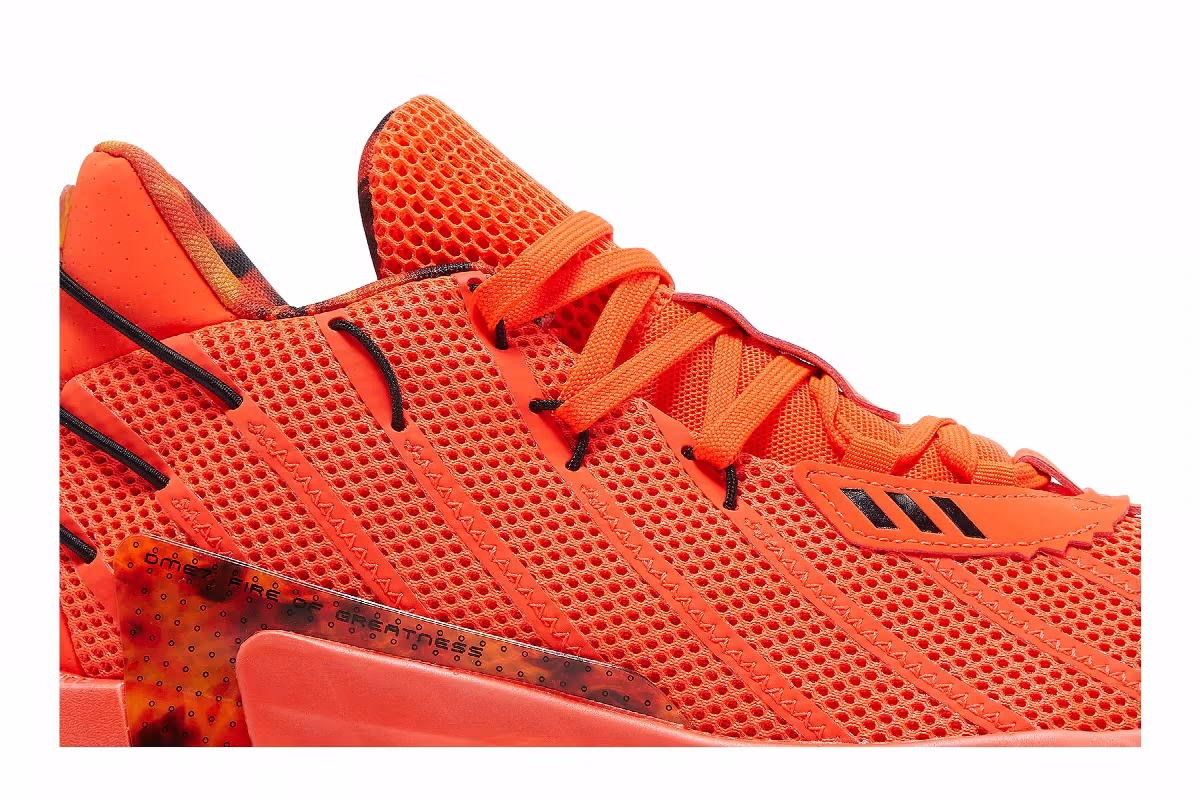 adidas Dame 7 Fire Inside, view 3