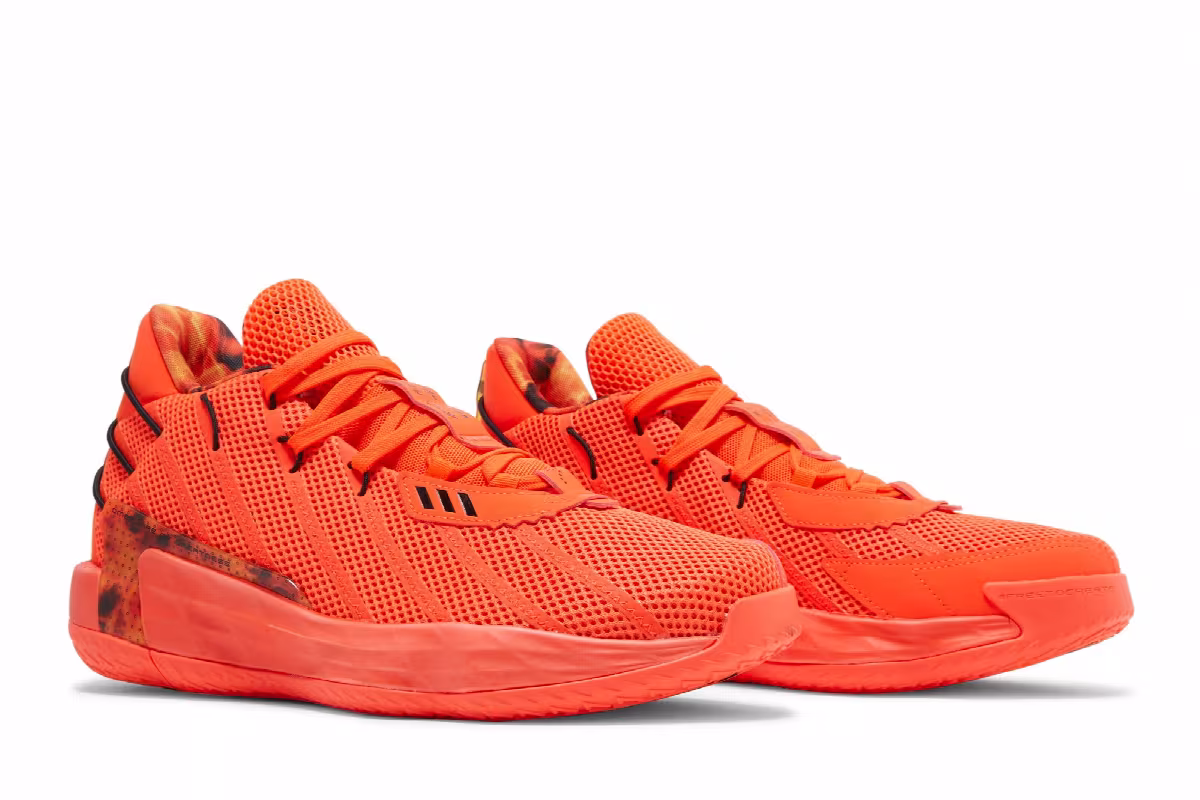 adidas Dame 7 Fire Inside, view 9