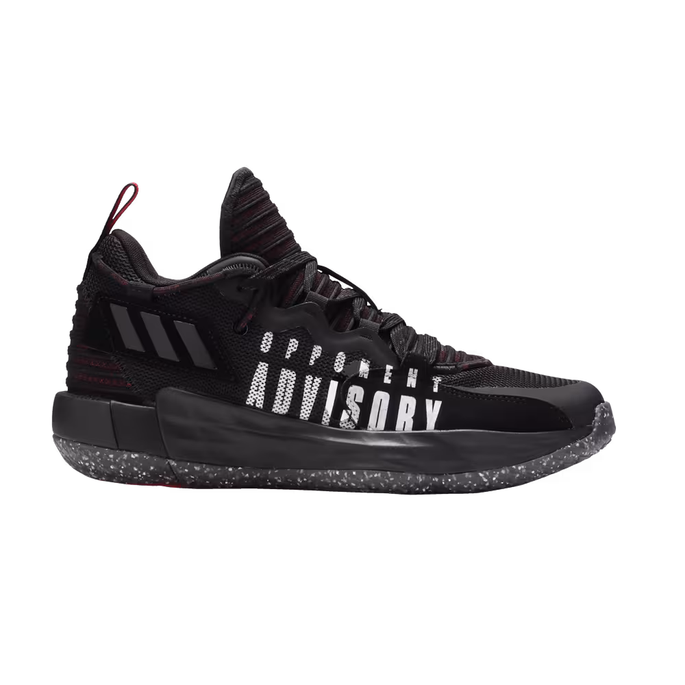 adidas Dame 7 Opponent Advisory - Black Vivid Red