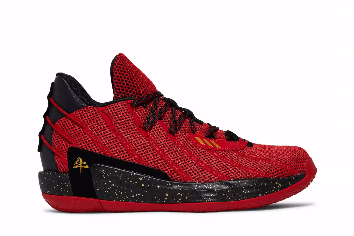 Adidas Dame 7 Chinese New Year, view 2