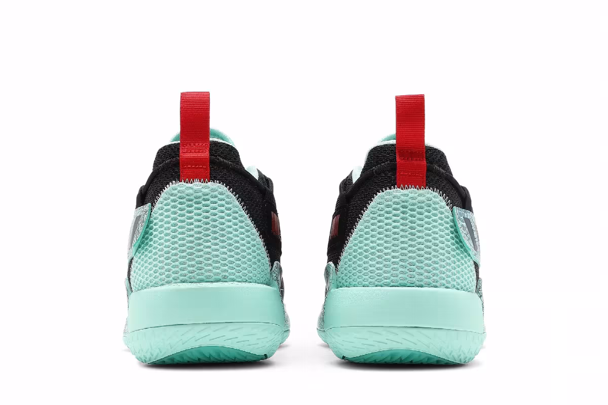 adidas Dame 7 EXTPLY Black Clear Mint, view 7