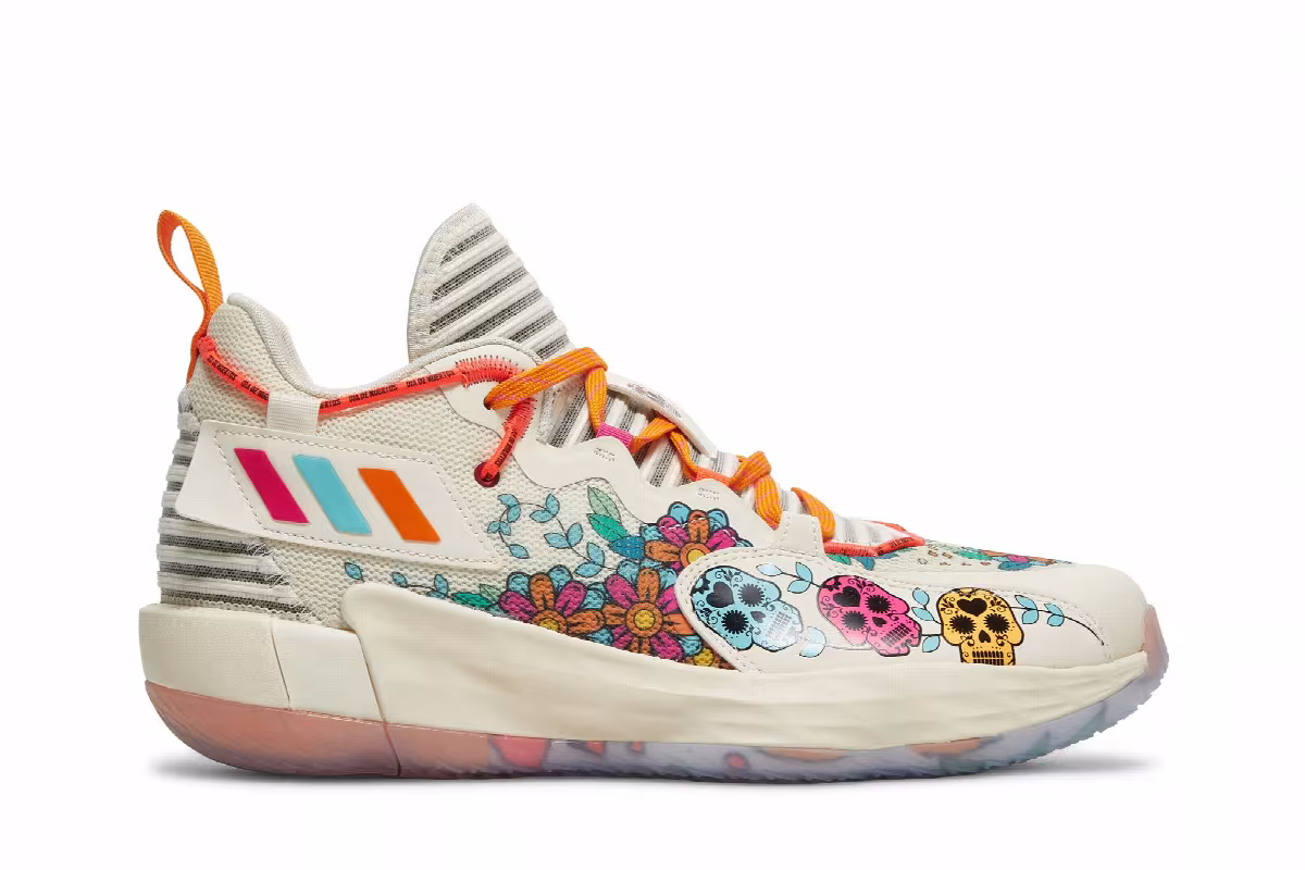 adidas Dame 7 EXTPLY Day of The Dead, view 2