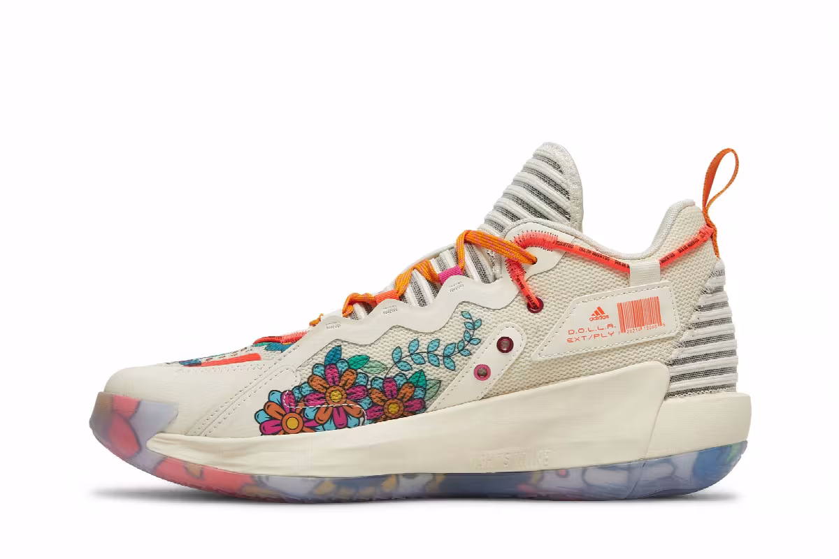 adidas Dame 7 EXTPLY Day of The Dead, view 4