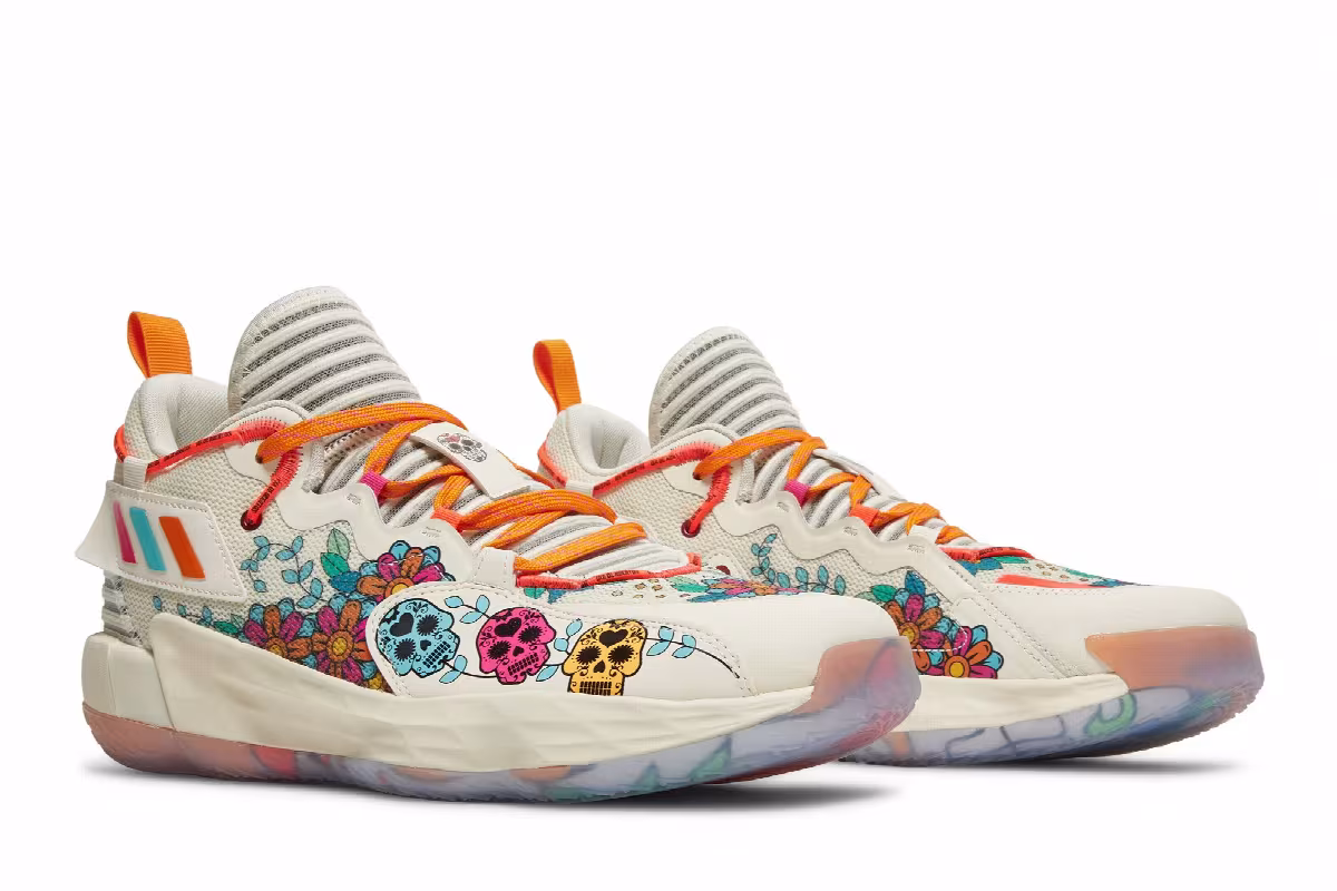 adidas Dame 7 EXTPLY Day of The Dead, view 9