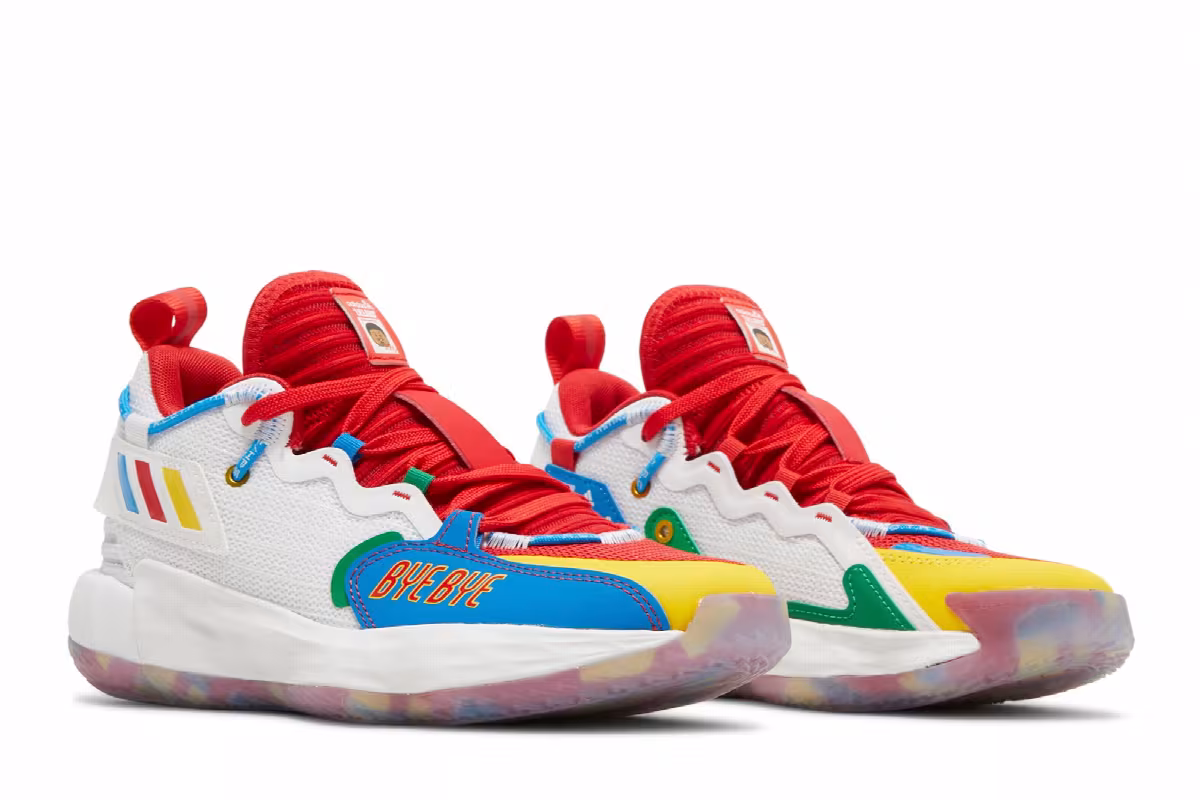 LEGO x adidas Dame 7 EXTPLY Big Kid Bye Bye, view 9