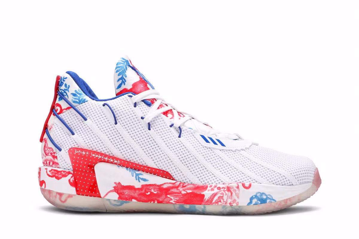 adidas Dame 7 Fine China, view 2