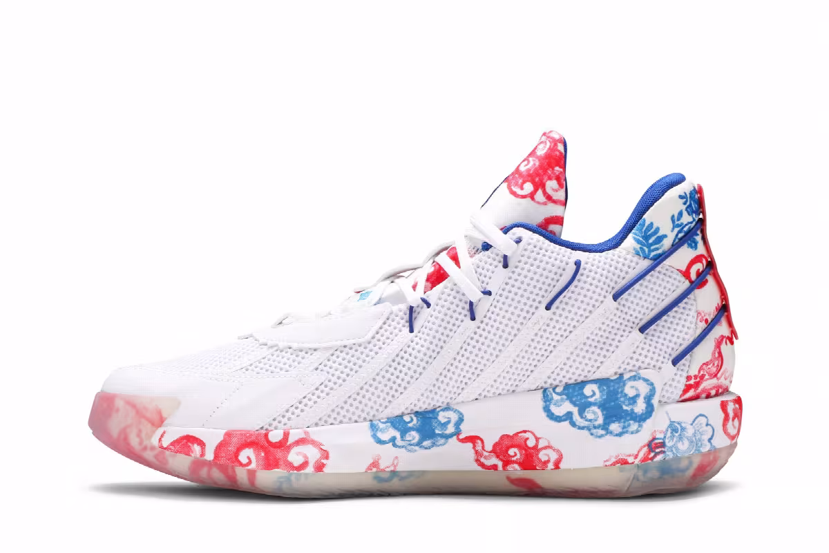 adidas Dame 7 Fine China, view 4