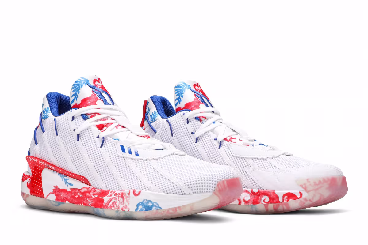 adidas Dame 7 Fine China, view 9