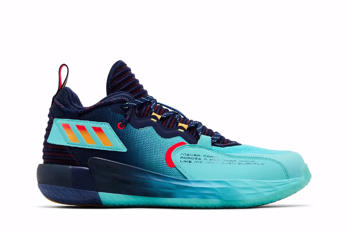 Adidas Dame 7 EXTPLY GCA Dark Blue, view 2