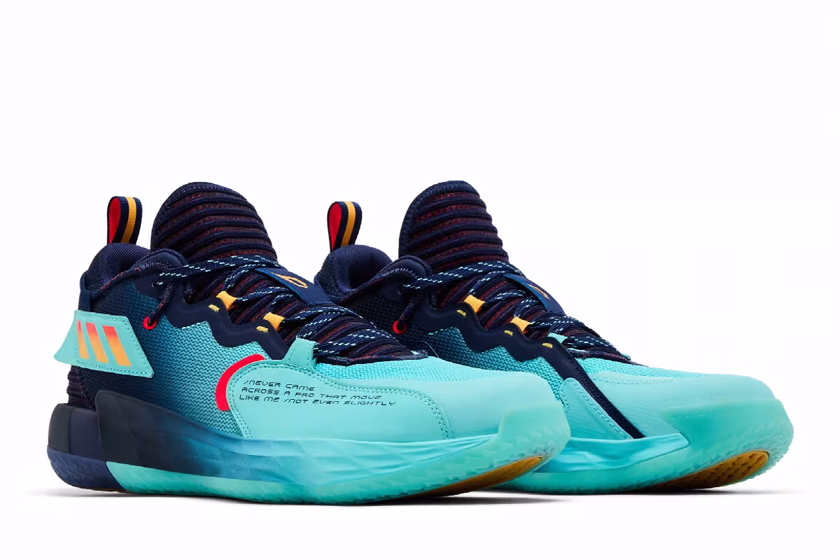 Adidas Dame 7 EXTPLY GCA Dark Blue, view 9