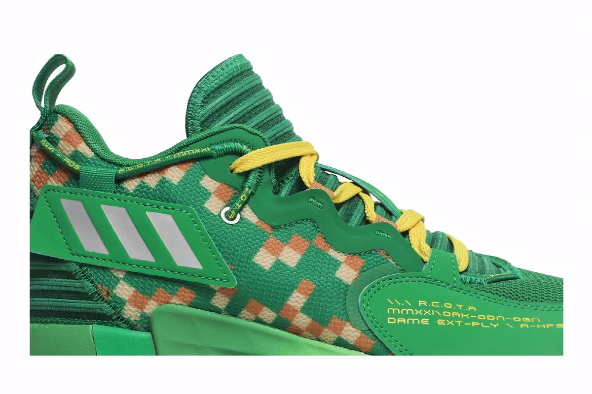 Adidas Dame 7 EXTPLY Team Green, view 3