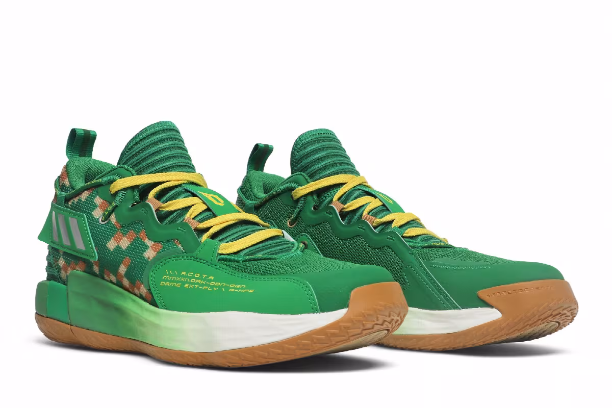 Adidas Dame 7 EXTPLY Team Green, view 9