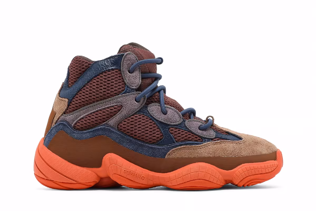 adidas Yeezy 500 High Tactical Orange, view 2