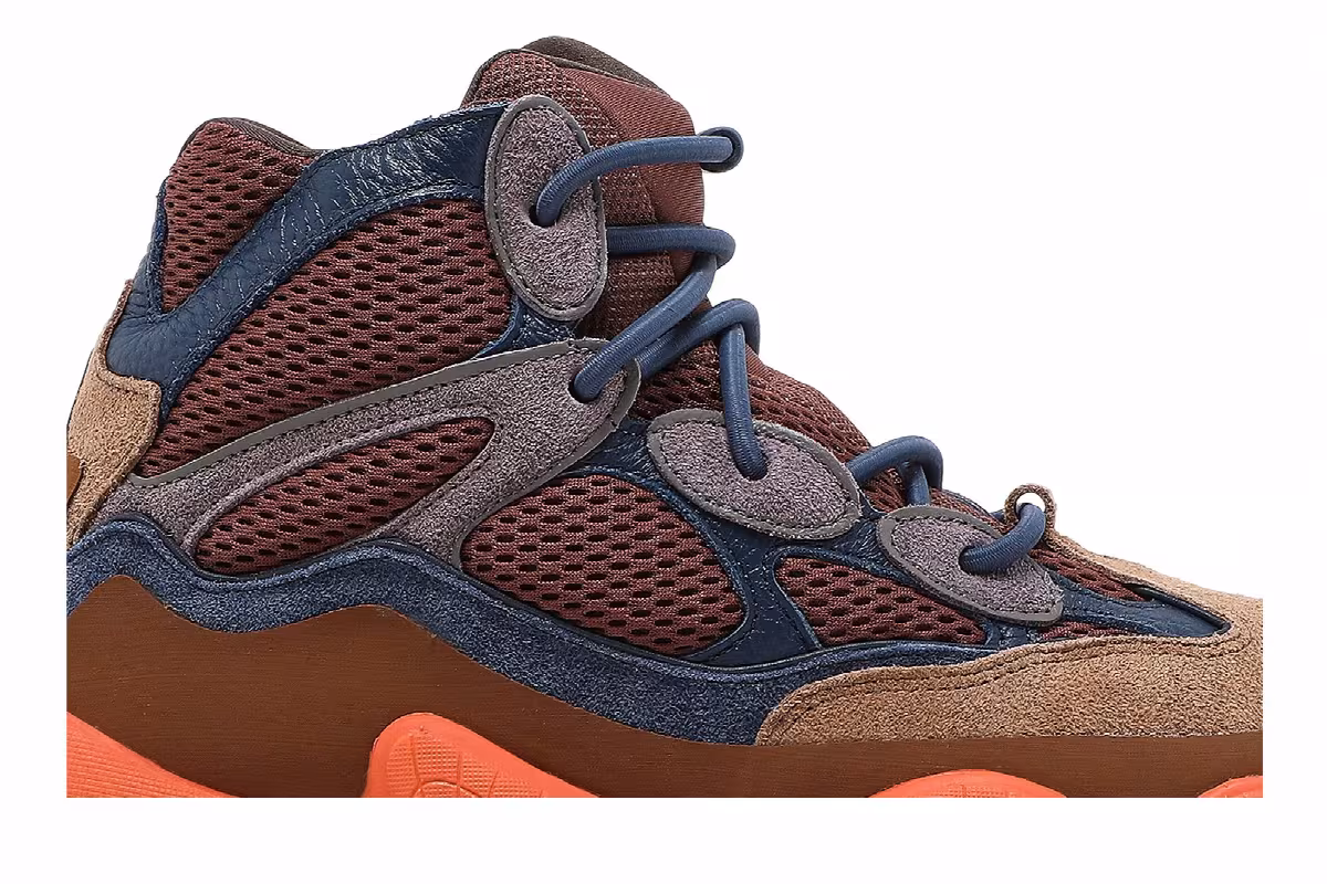 adidas Yeezy 500 High Tactical Orange, view 3