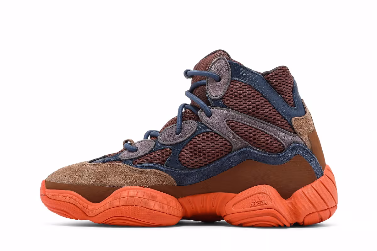 adidas Yeezy 500 High Tactical Orange, view 4