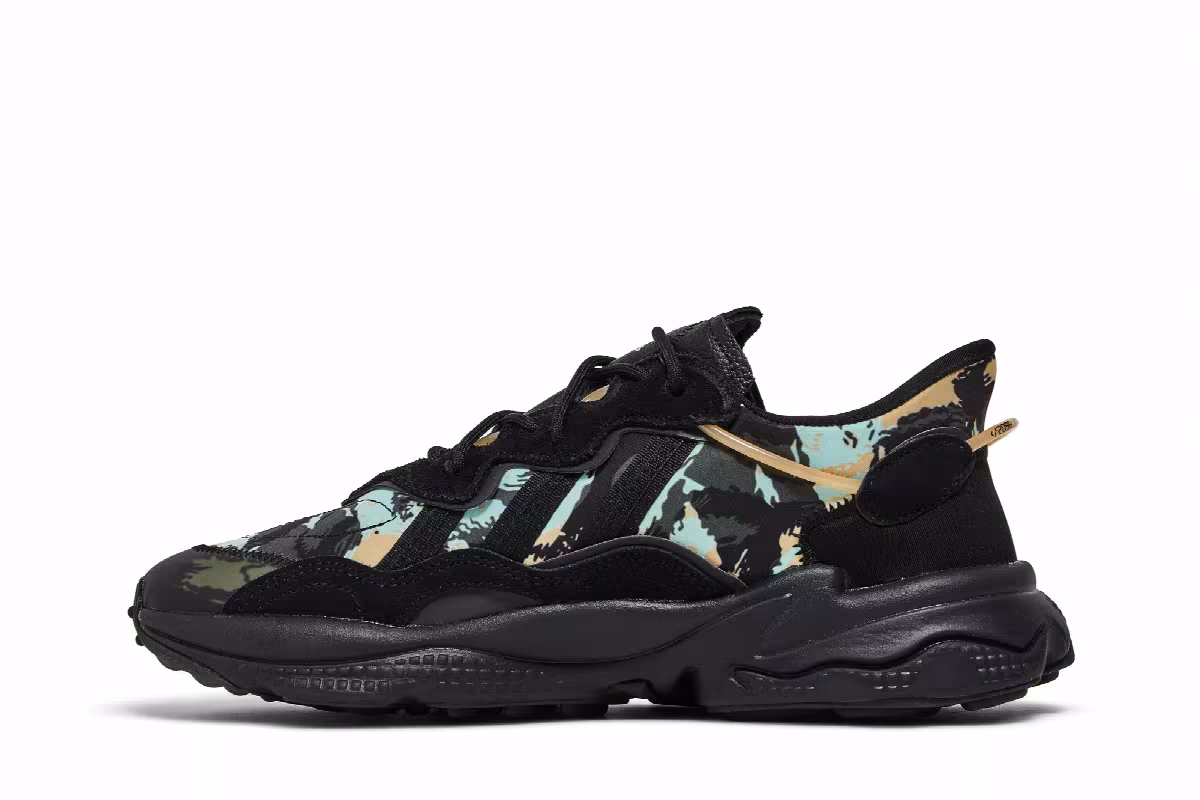 Adidas Ozweego Black Camo, view 4