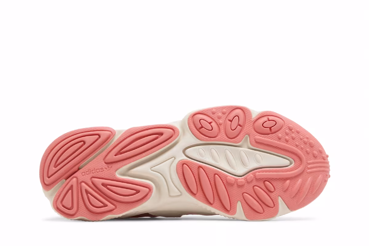 Adidas Women's Ozweego Plus Cream Semi Coral, view 5