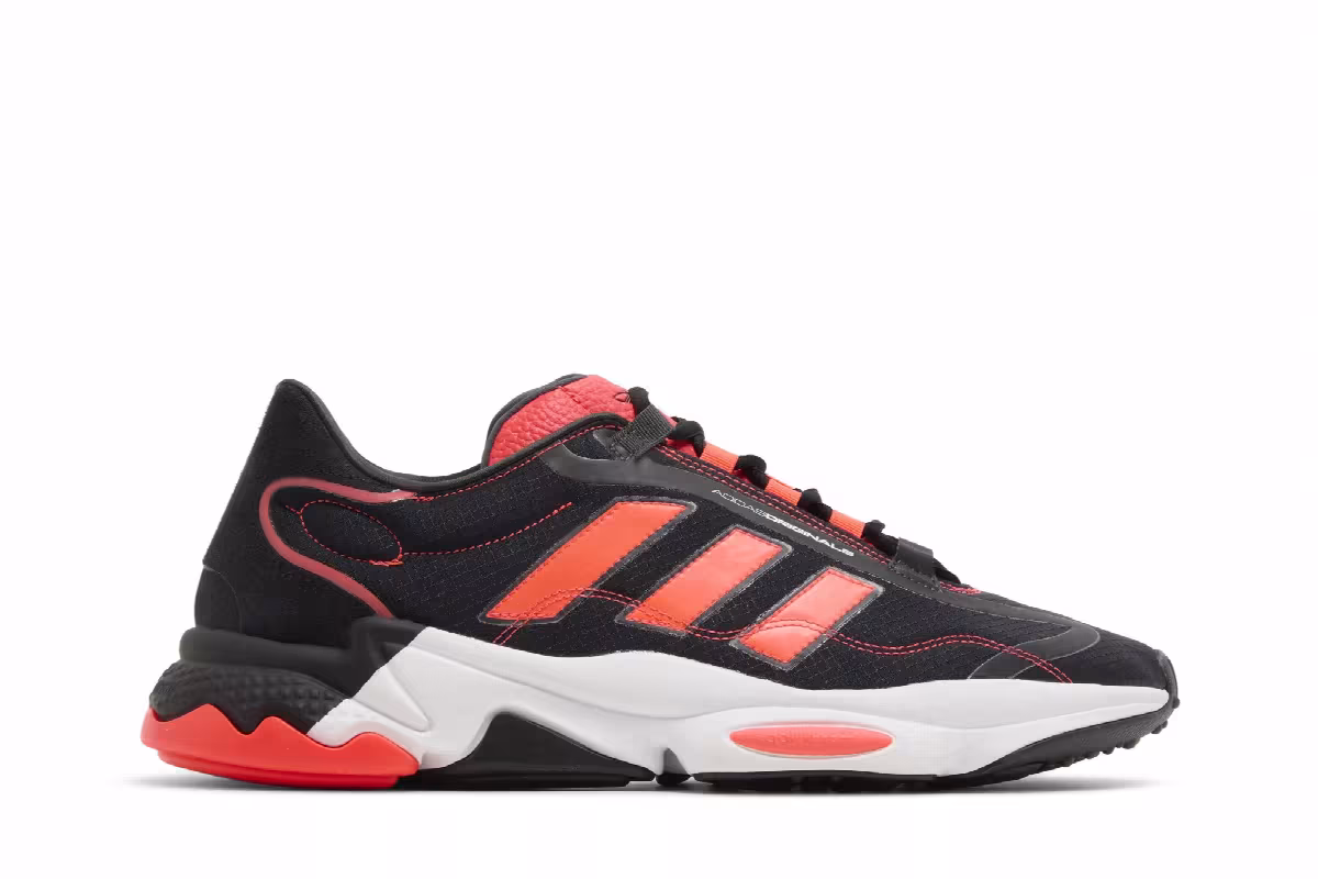 Adidas Ozweego Black Solar Red, view 2