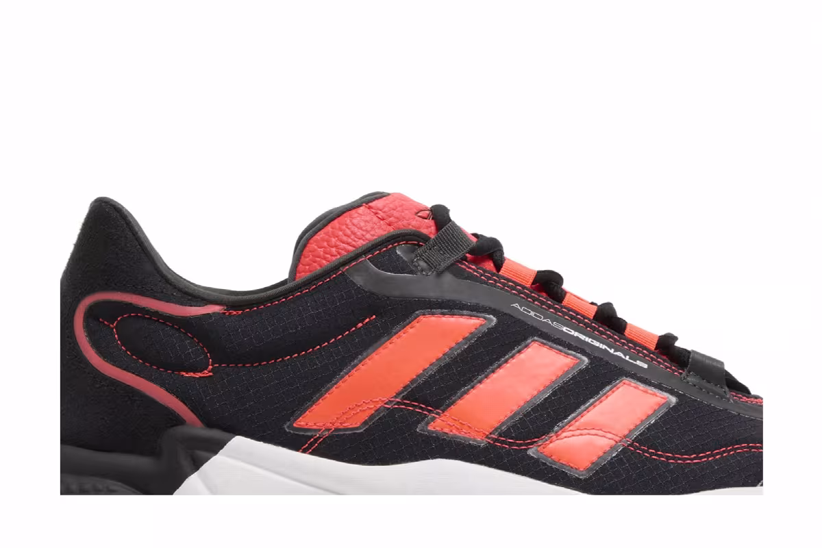 Adidas Ozweego Black Solar Red, view 3