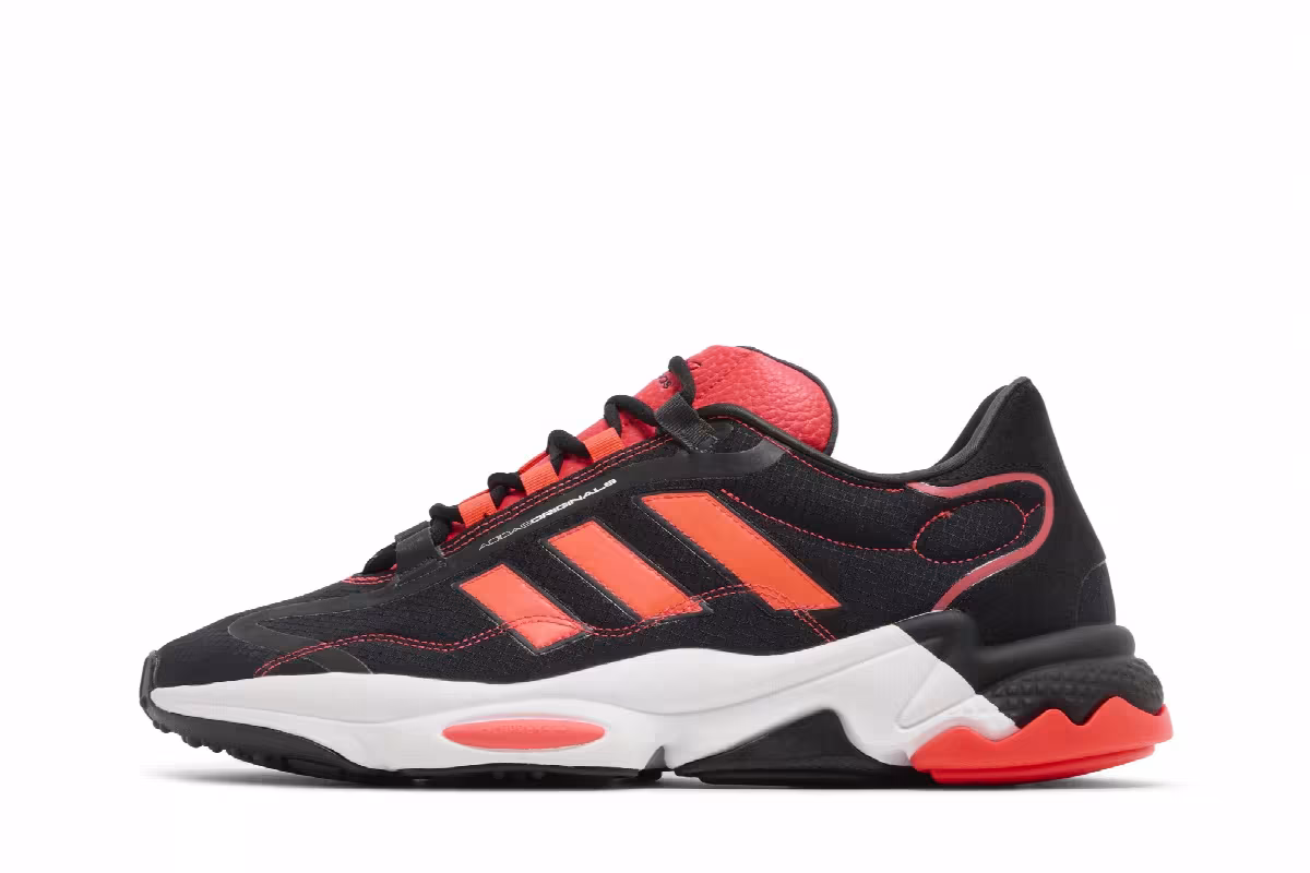 Adidas Ozweego Black Solar Red, view 4