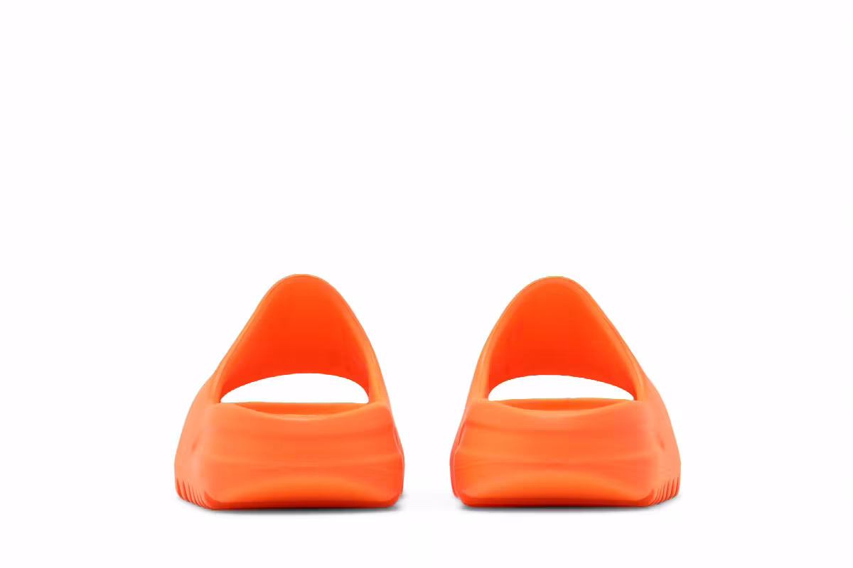 adidas Yeezy Slides Kids Enflame Orange, view 7