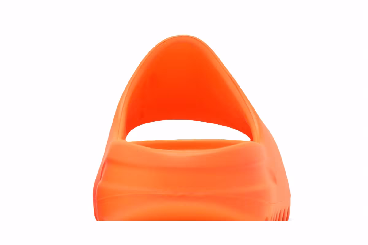 adidas Yeezy Slides Kids Enflame Orange, view 8