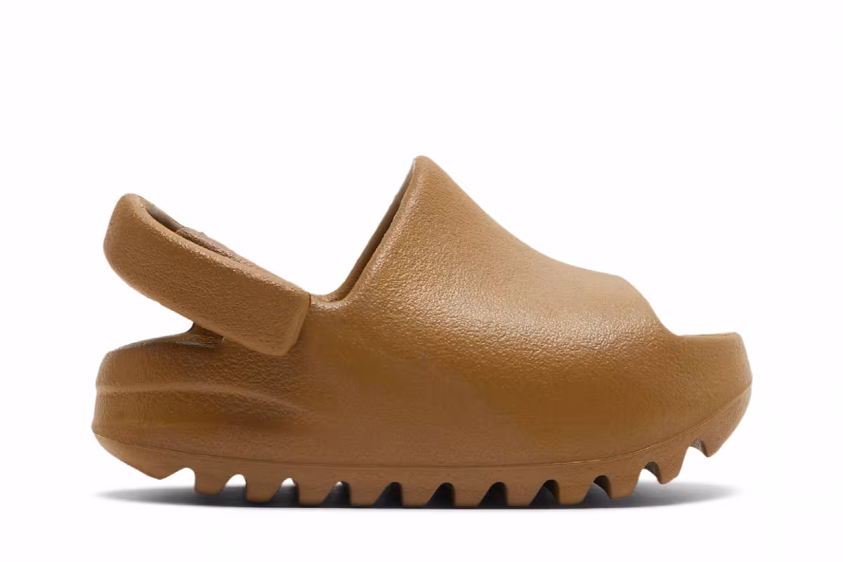 adidas Yeezy Slides Infants Ochre, view 2
