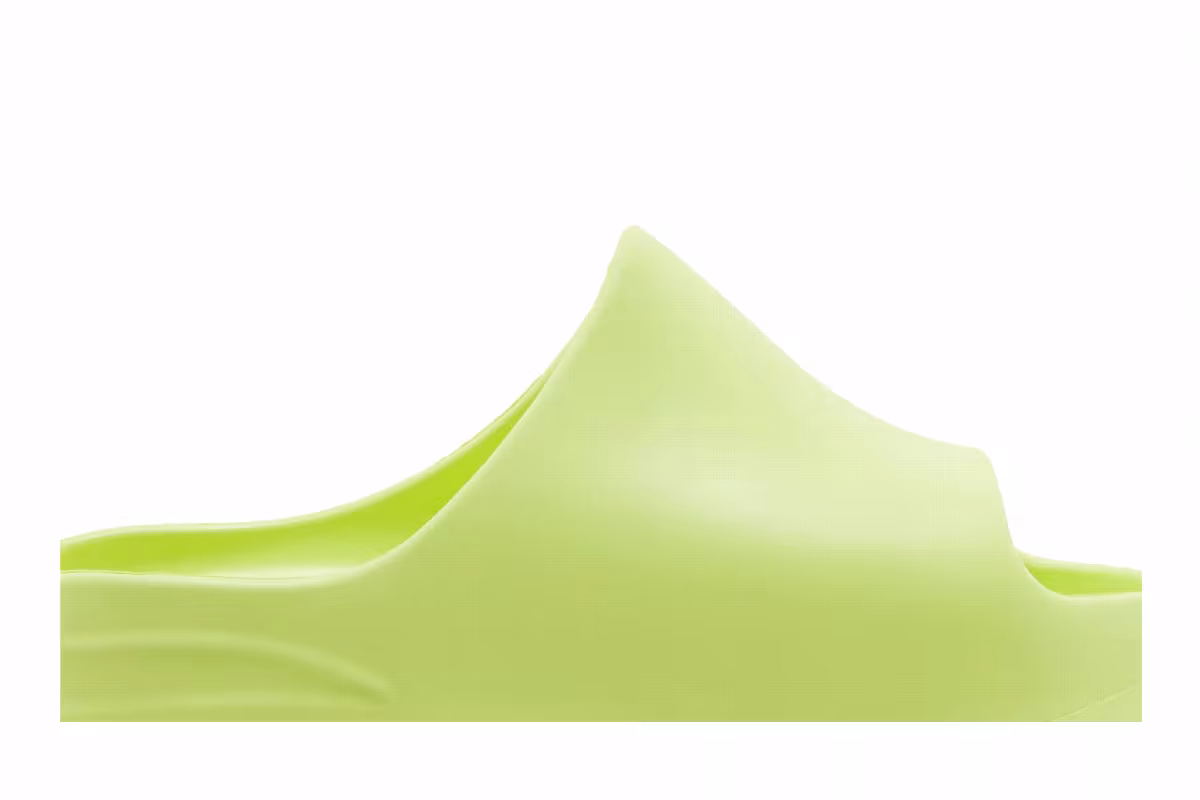 adidas Yeezy Slides Kids Glow Green, view 3