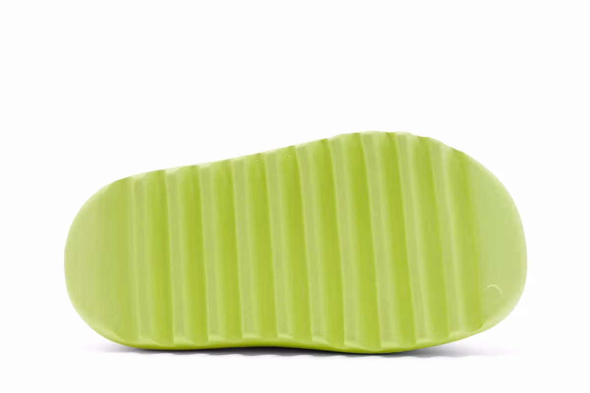 adidas Yeezy Slides Kids Glow Green, view 5