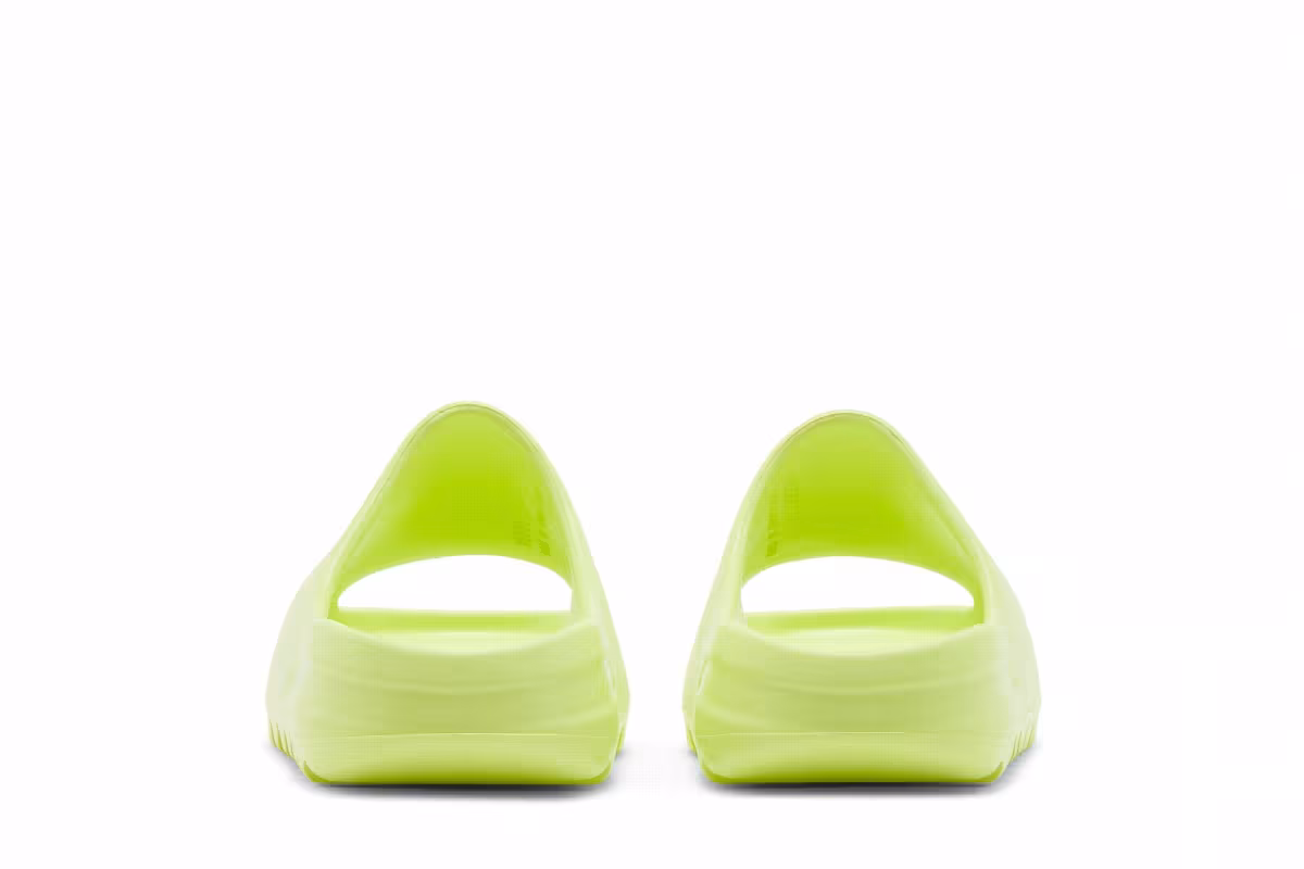 adidas Yeezy Slides Kids Glow Green, view 7