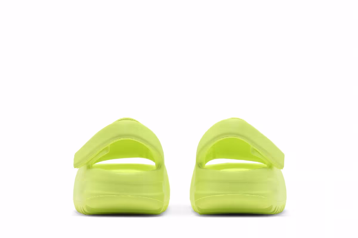 adidas Yeezy Slides Infants Glow Green, view 7