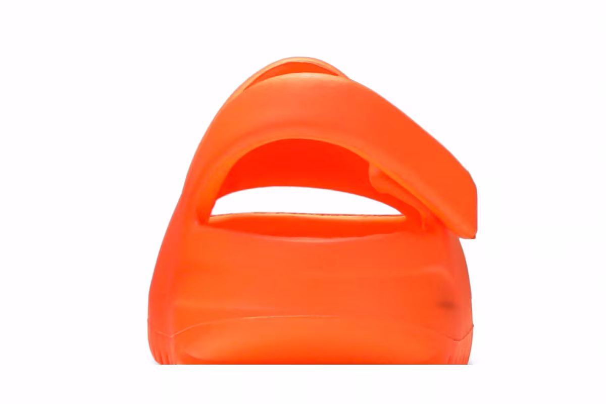 adidas Yeezy Slides Infants Enflame Orange, view 8