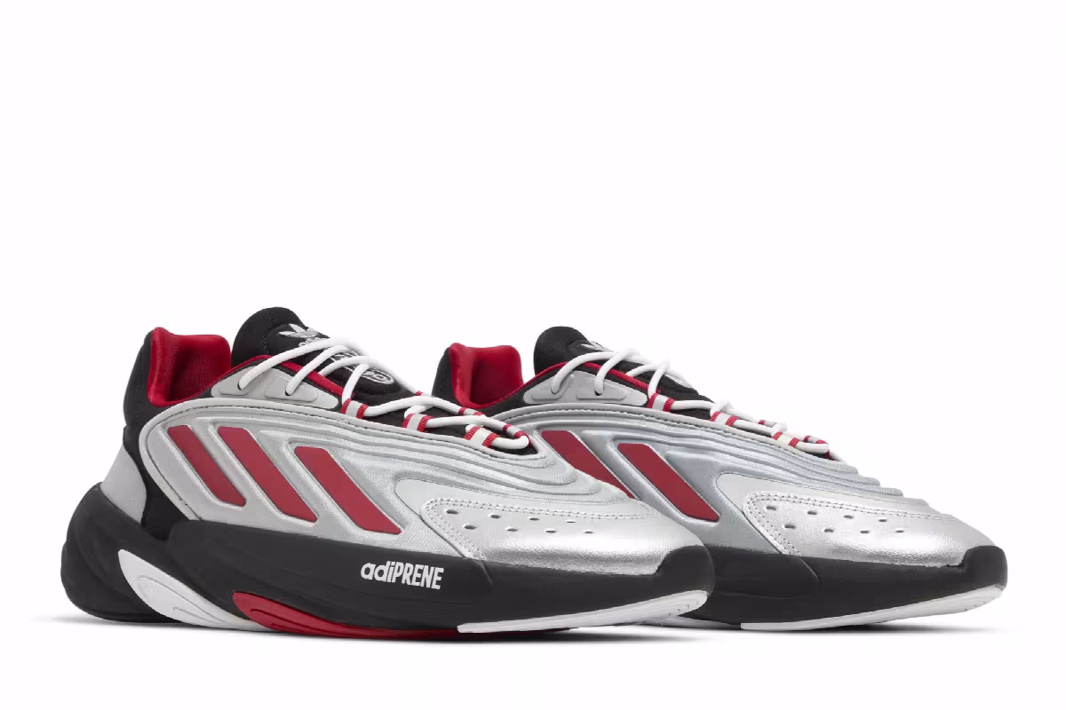 Adidas Ozelia Scarlet Silver Metallic, view 9