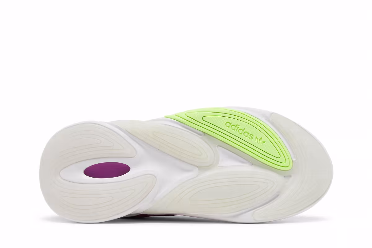 Adidas Women's Ozelia Cloud White Purple, view 5