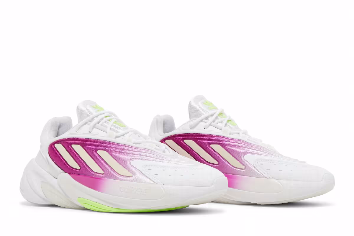 Adidas Women's Ozelia Cloud White Purple, view 9