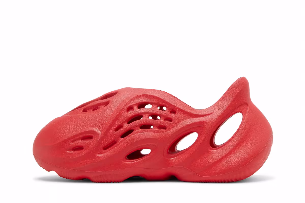 adidas Yeezy Foam Runner Kids Vermilion, view 4