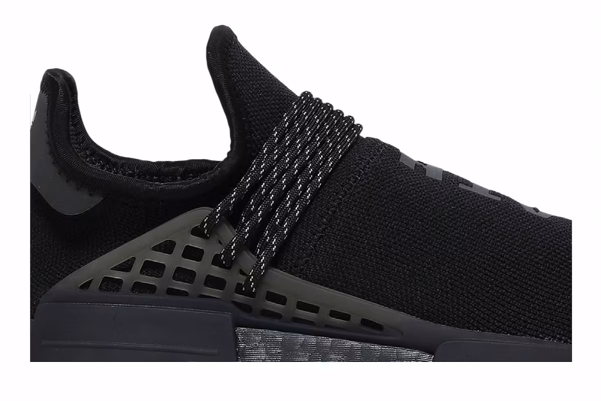 Pharrel x adidas NMD Human Race Triple Black, view 3