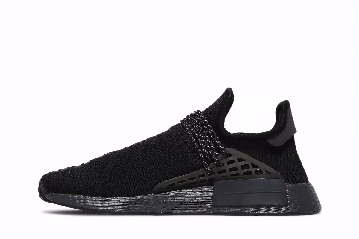 Pharrel x adidas NMD Human Race Triple Black, view 4