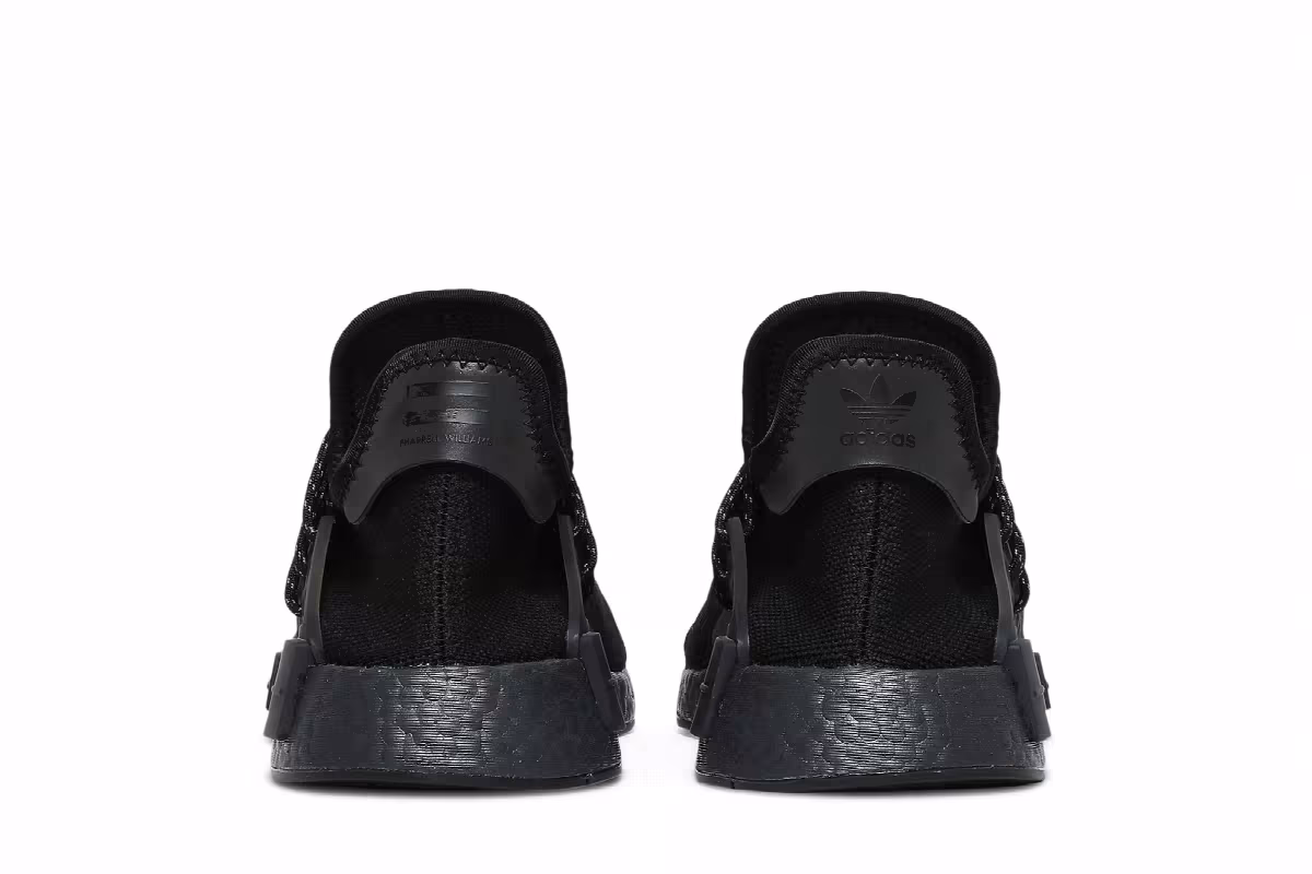 Pharrel x adidas NMD Human Race Triple Black, view 7