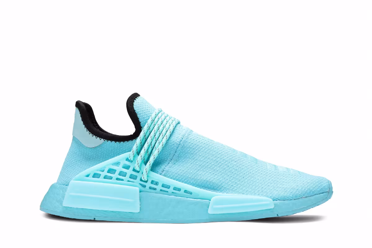 Men's Pharrell x adidas NMD Human Race Aqua, view 2