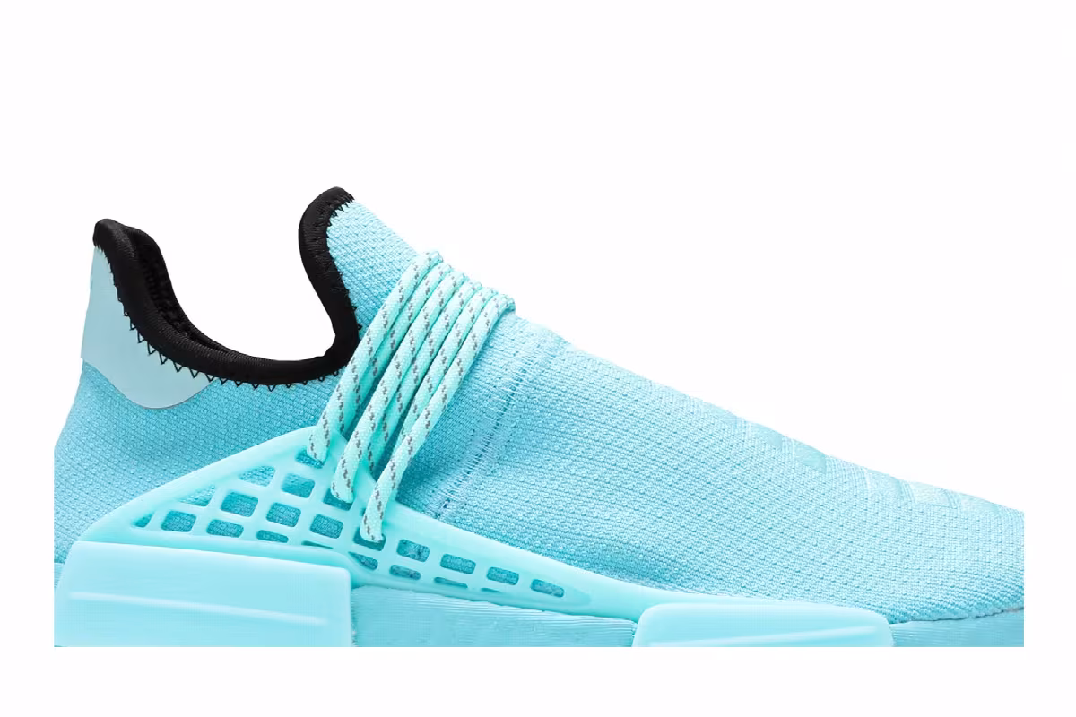 Men's Pharrell x adidas NMD Human Race Aqua, view 3