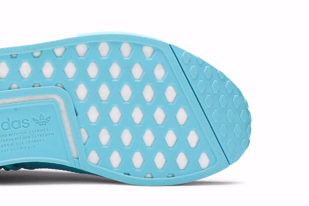 Men's Pharrell x adidas NMD Human Race Aqua, view 6