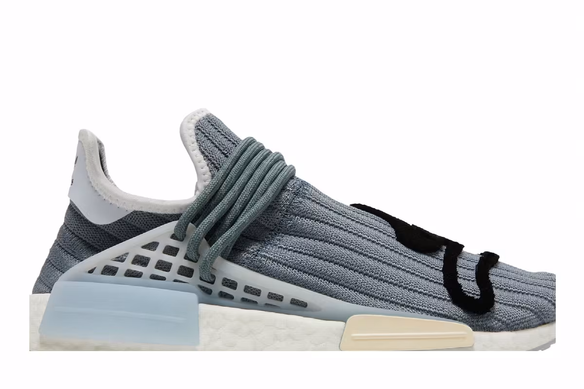 BBC Ice Cream x Pharrell x adidas NMD Human Race Running Dog - Space Grey, view 3