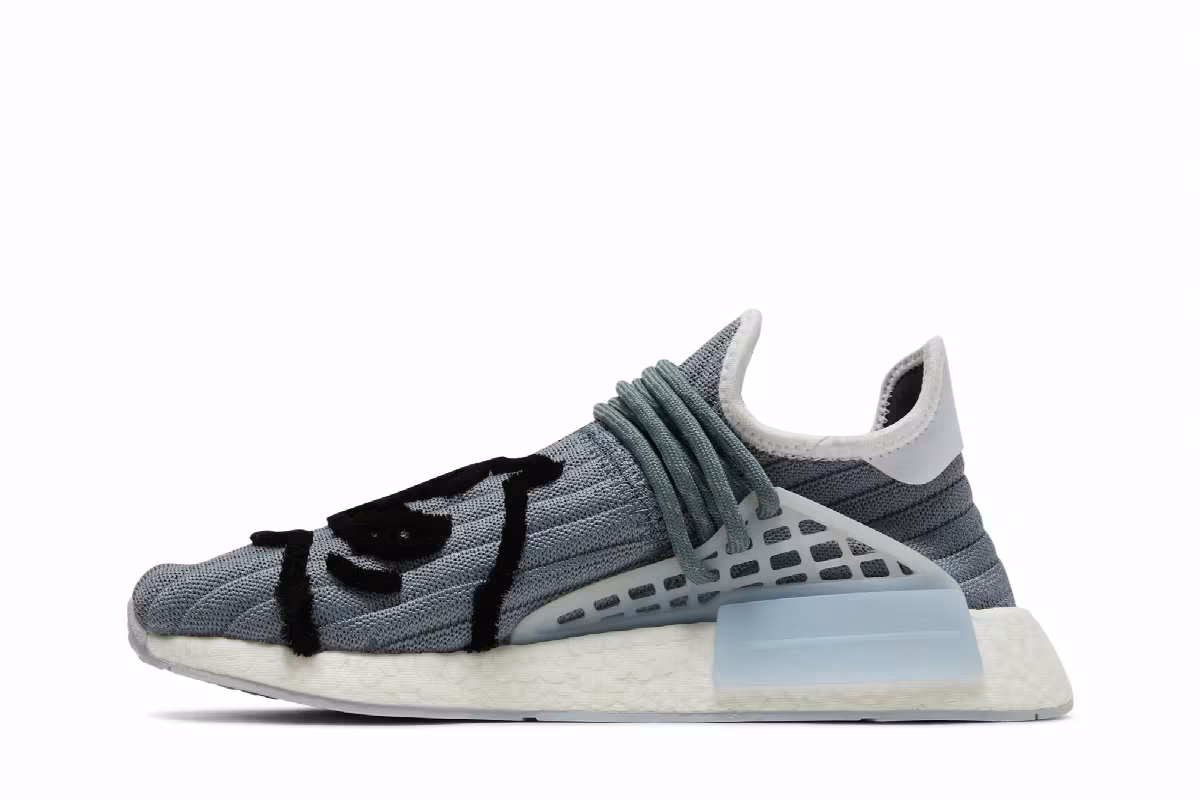 BBC Ice Cream x Pharrell x adidas NMD Human Race Running Dog - Space Grey, view 4