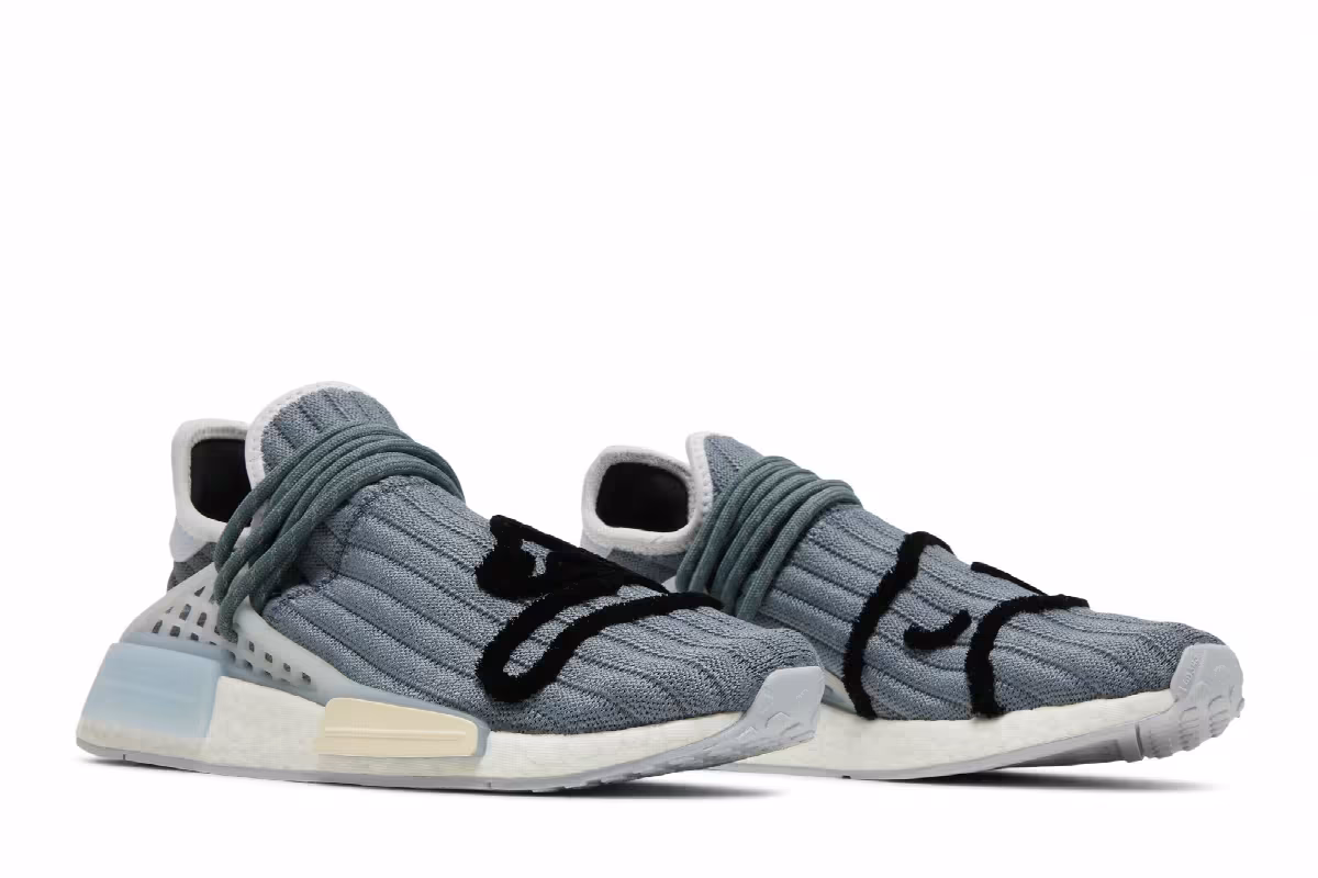 BBC Ice Cream x Pharrell x adidas NMD Human Race Running Dog - Space Grey, view 9