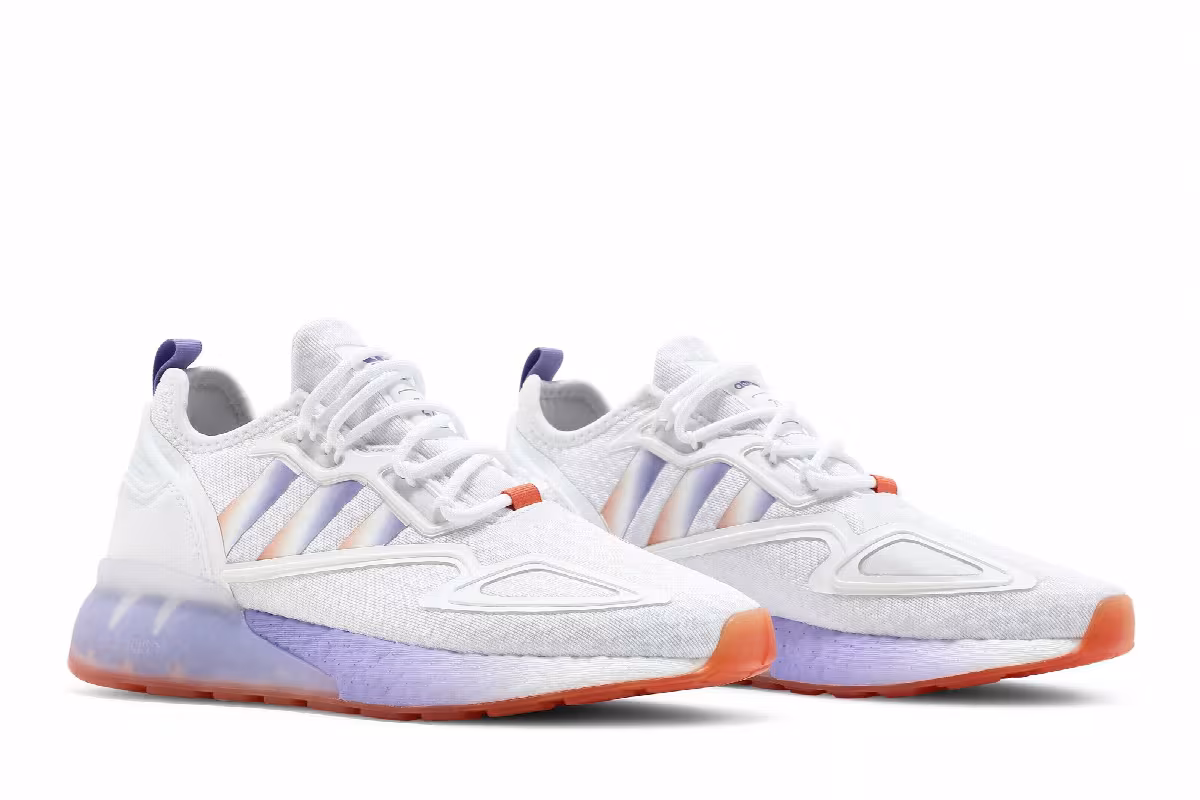 Adidas Women's ZX 2K Boost Gradient Purple, view 9