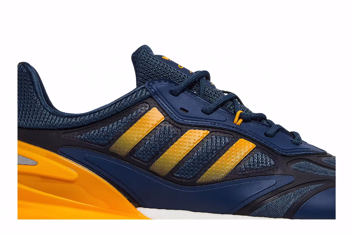Adidas ZX 2K Boost 2.0 Crew Blue Semi Solar Gold, view 3