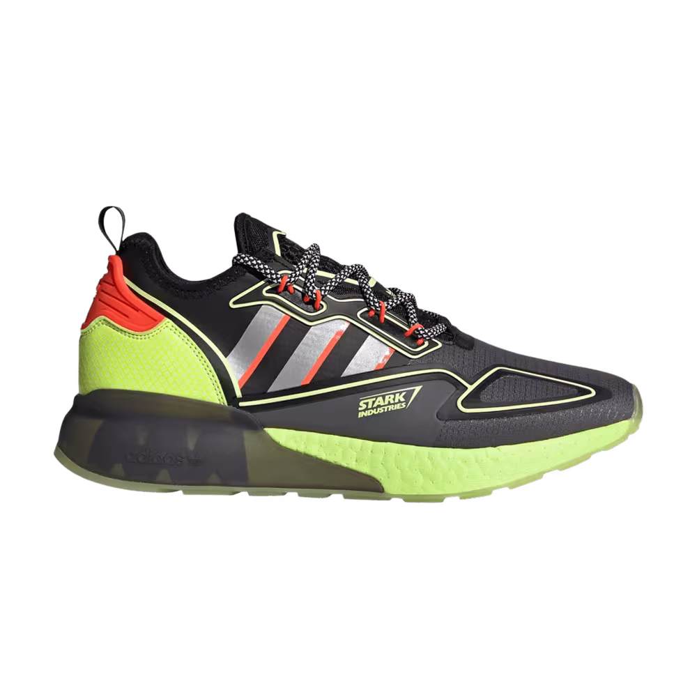 Marvel x adidas ZX 2K Boost Stark Industries - Black Solar Yellow