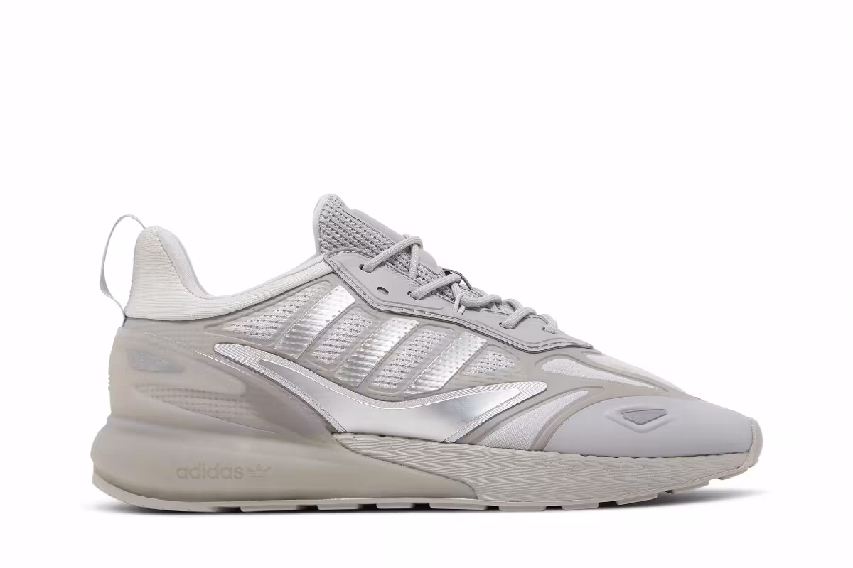 adidas ZX 2K Boost 2.0 Grey Matte Silver, view 2