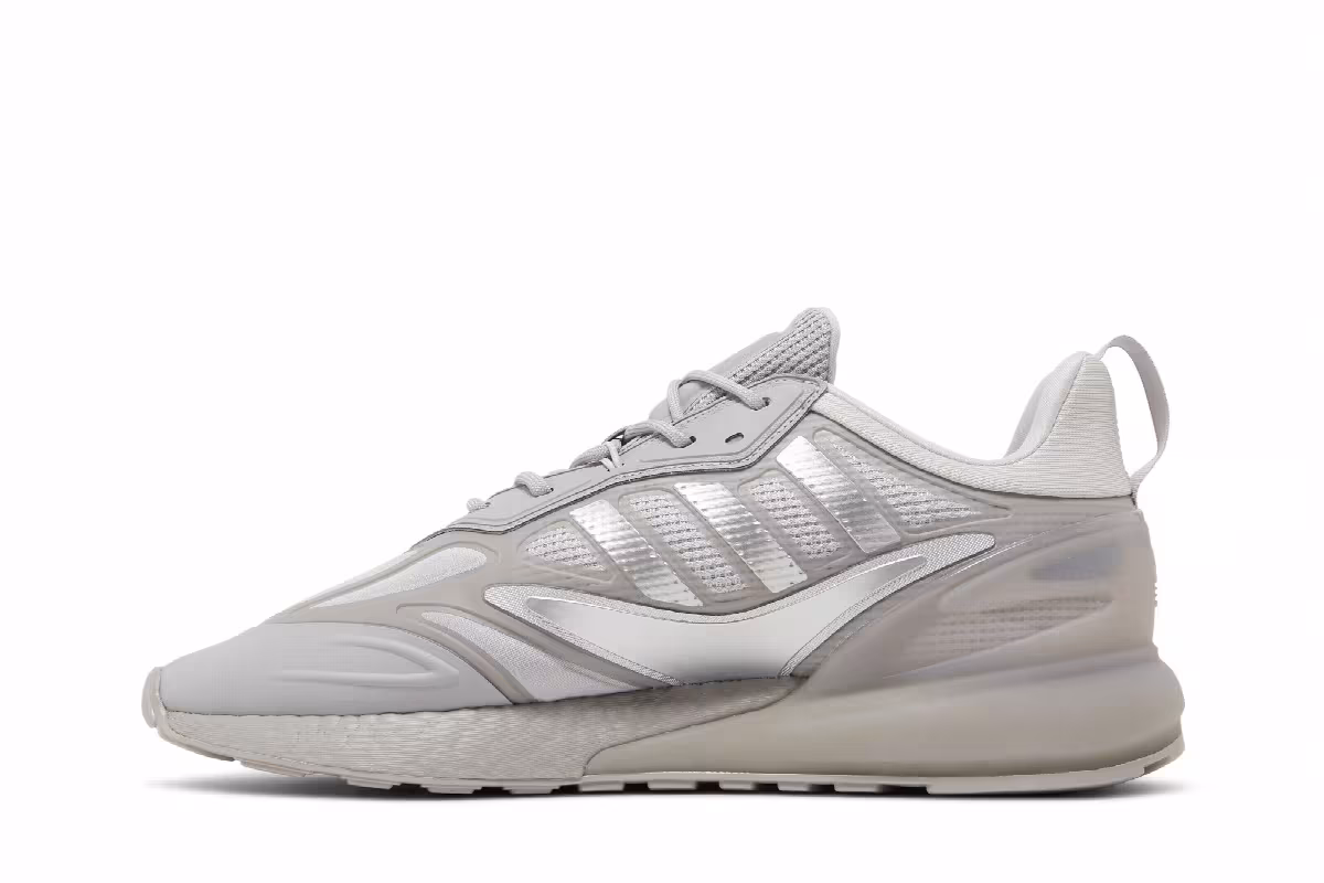 adidas ZX 2K Boost 2.0 Grey Matte Silver, view 4